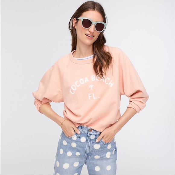 JCREW Garment-dyed "Cocoa Beach" sweatshirt - Picture 3 of 4